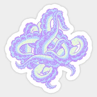 Pastel Tentacle Mess Sticker